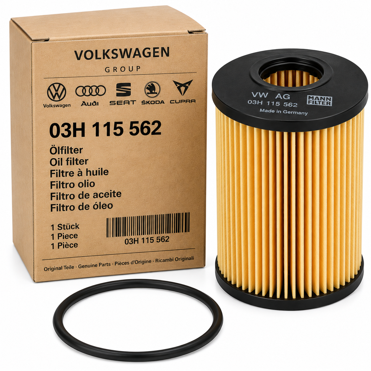 VW OIL FILTER 03H115562