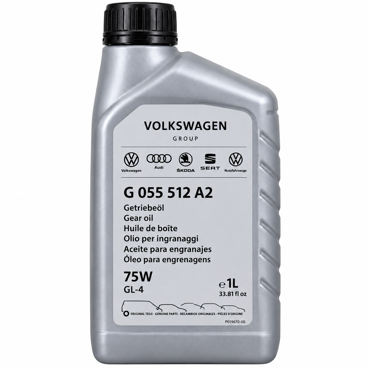 زيت ناقل الحركة لمجموعة فولكس فاجن – 75W, G055512A2