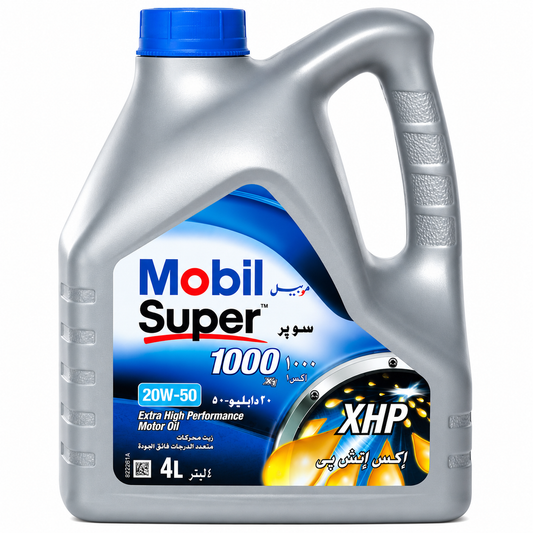 Mobil Super 1000 XHP 20W-50 4L Engine Oil