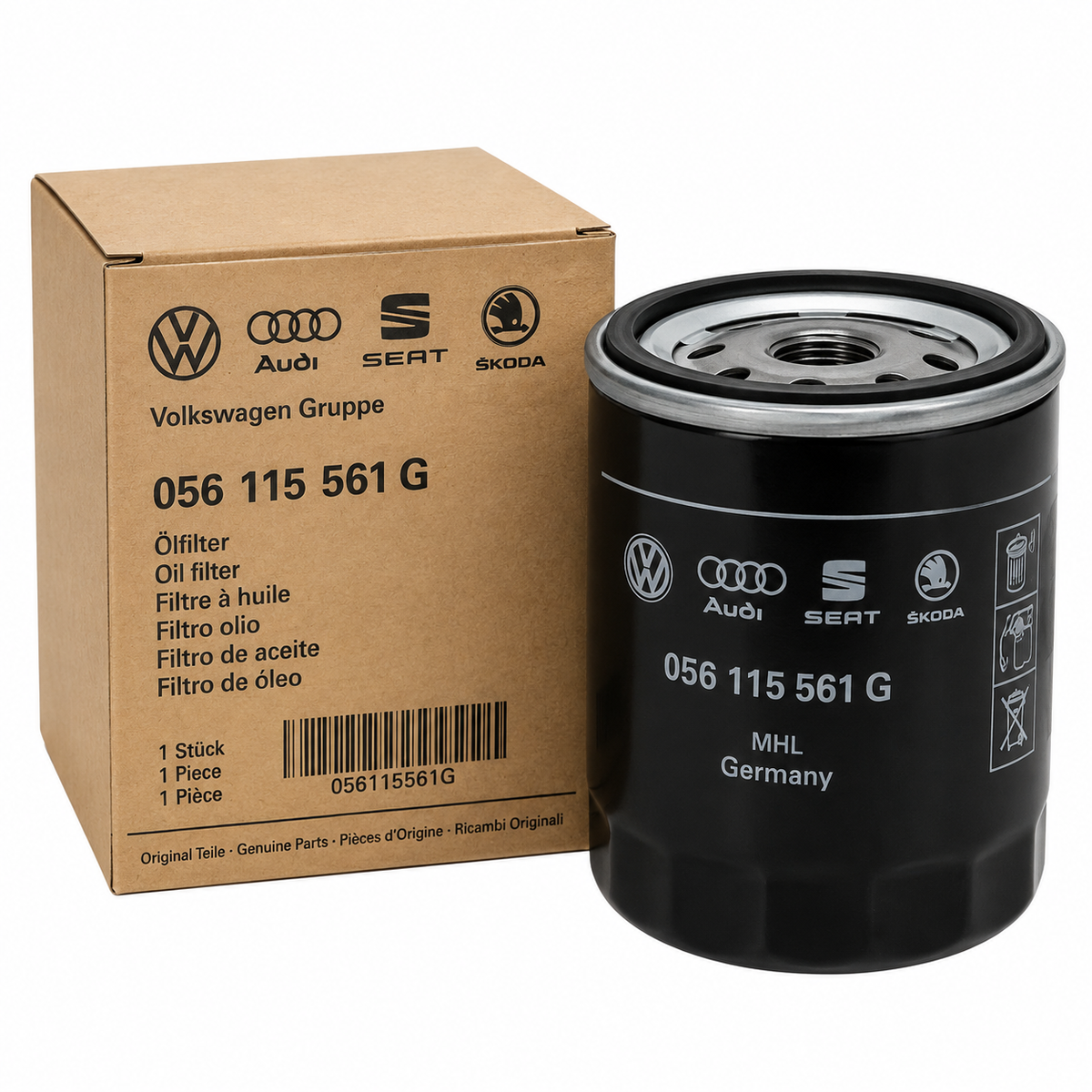 Volkswagen/Audi OEM engine oil filter 056115561g