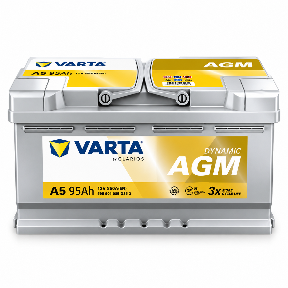 بطارية سيارة VARTA AGM 95 أمبير/ساعة