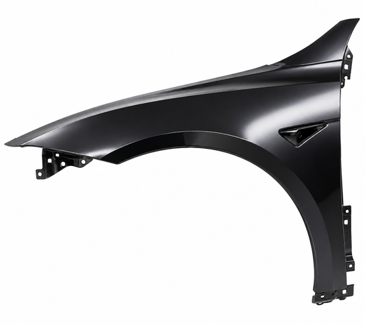 Tesla Model 3 front left fender replacement body panel black