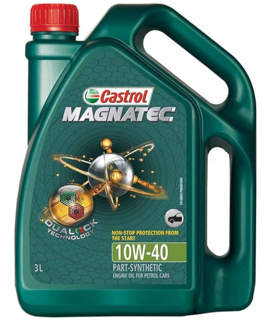 Castrol Magnatec 10W-40 Part-Synthetic Petrol Engine Oil 3L