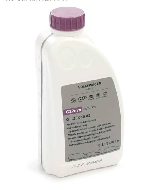 Volkswagen G12evo Ready Mix Coolant Antifreeze G 12E 050 A2 1L