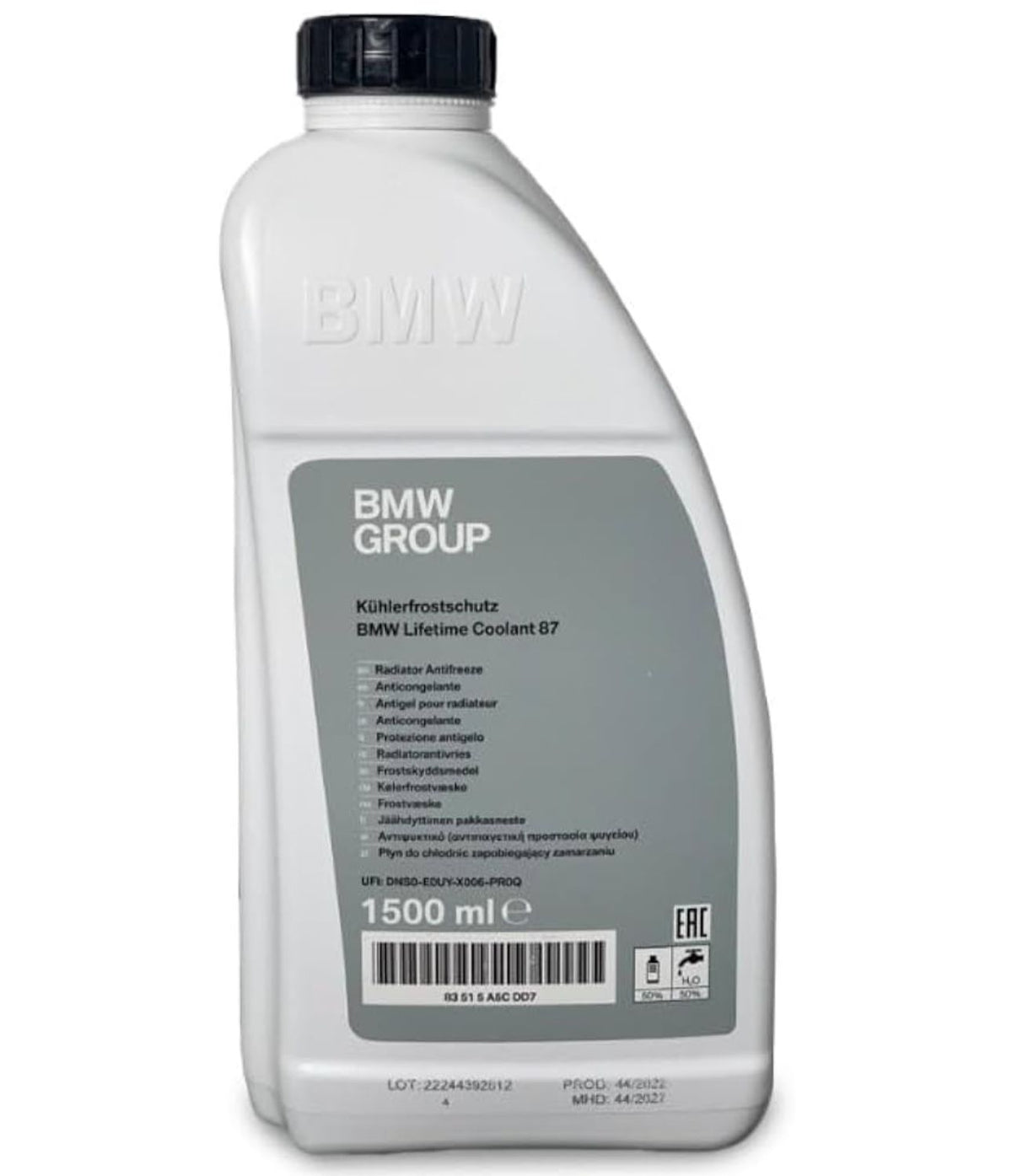 BMW Genuine Lifetime Coolant 87 LC-87 Radiator Antifreeze 1.5L